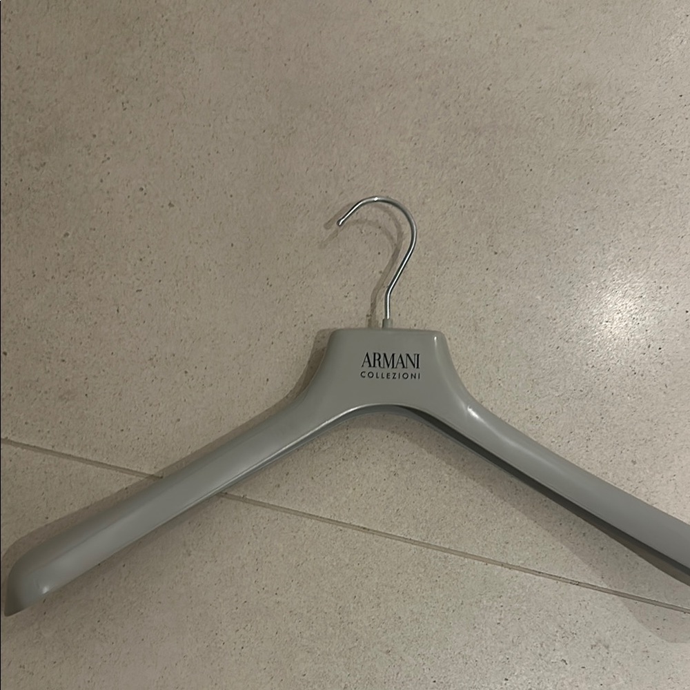 Armani Collezioni Sleek Gray Hanger